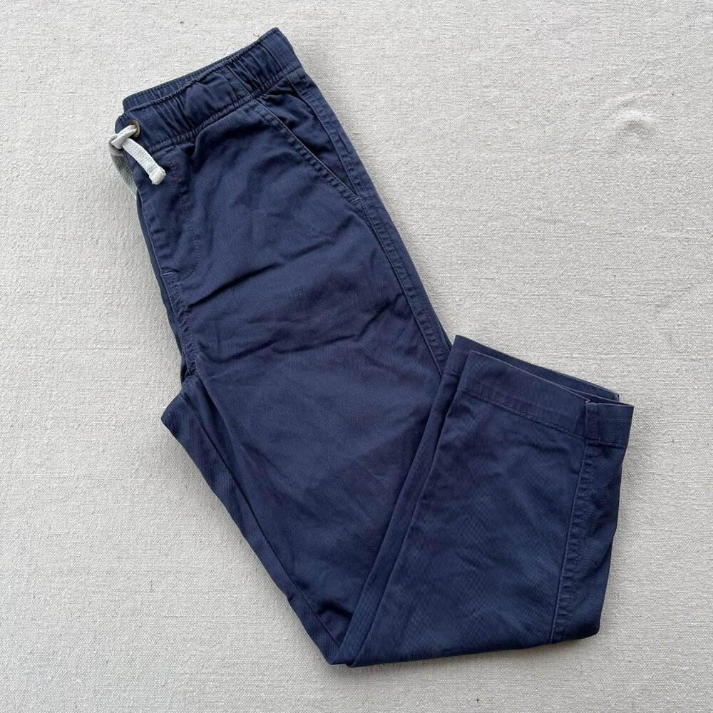Primary Stretch Chino Drawstring Pants, "Sunwashed Navy," Size 5, GUC, Pair #4